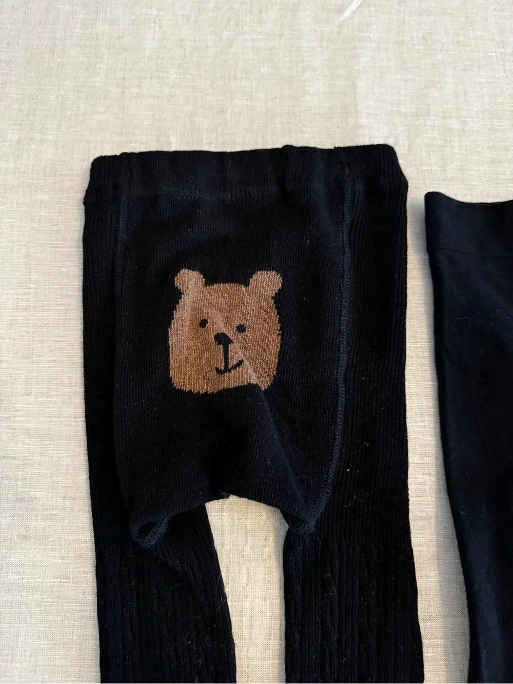 Girls’ Knit Tights Bundle (Size 4–6)